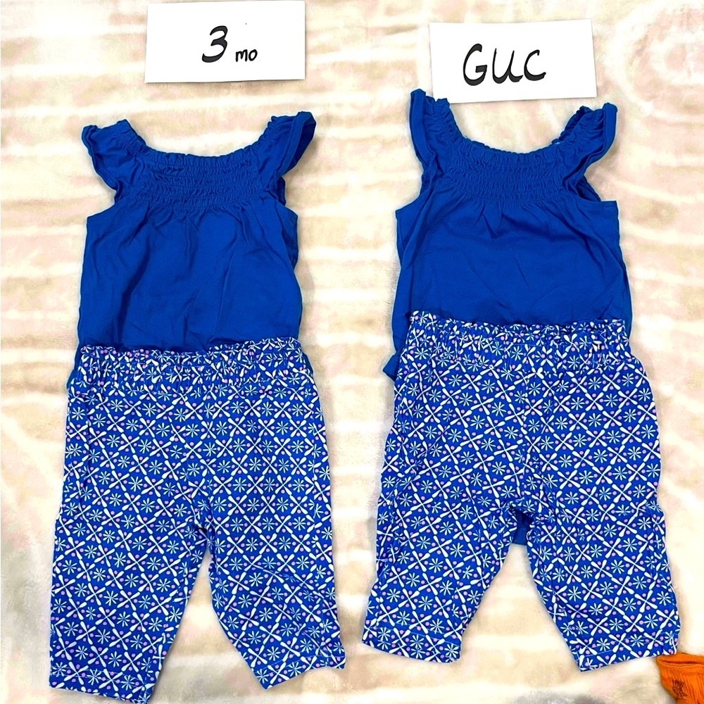 3 Month Matching 2 Piece Outfits